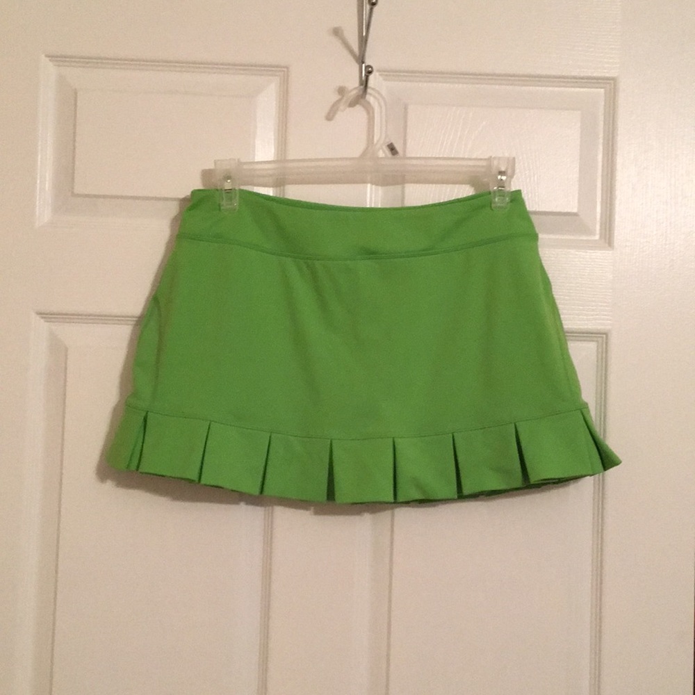 Lime green tennis  skort size L